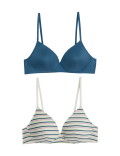 2pk Padded First Bras (AA-D)