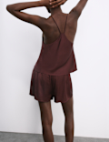 Satin Cami Shortie Pyjama Set