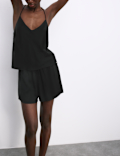 Satin Cami Shortie Pyjama Set