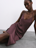 Satin Strappy Long Chemise