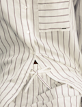 AUTOGRAPH SATEEN STRIPE REVERE SHORTIE