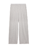 Jersey Wide Leg Pyjama Bottoms