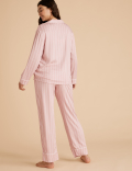 Sateen Striped Pyjama Set
