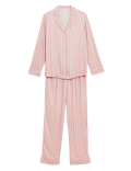 Sateen Striped Pyjama Set