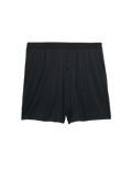 Button Fly Detail Pyjama Shorts