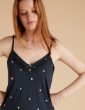 Pure Cotton Star Print Camisole Short Set