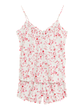 Cotton Leopard Print Camisole Pyjama Set