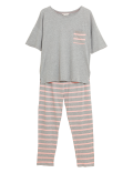Cotton Stripe Pyjama Set