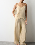 Pure Linen Cami Pyjama Set