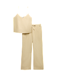 Pure Linen Cami Pyjama Set