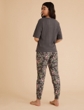 Cotton Pick Happiness Slogan Pyjama Set