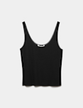 Modal Rich Ribbed Cami Pyjama Top