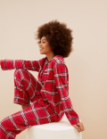 Women's Checked Family Pyjama Set