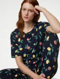 Pure Cotton Printed Pyjama Set