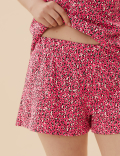 Cotton Animal Print Short Pyjama Set