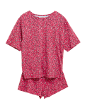 Cotton Animal Print Short Pyjama Set