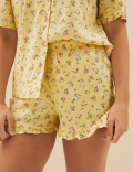 Woven Revere Short Pyjama Set