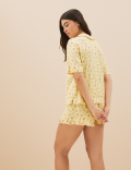 Woven Revere Short Pyjama Set