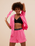 Heart Shortie Set With Eye Mask
