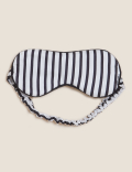 Stripe Shortie Set with Eye Mask