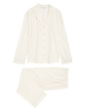 Pure Cotton Lace Trim Pyjama Set