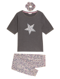 Cotton Rich Animal Print Pyjama Set