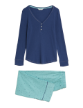 Pure Cotton Star Print Pyjama Set