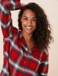 Women's Checked Family Christmas Pyjama Set