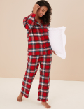 Women's Checked Family Christmas Pyjama Set