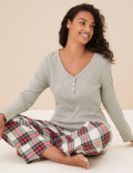 Women's Checked Family Christmas Pyjama Set