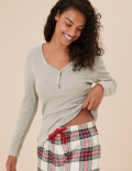Women's Checked Family Christmas Pyjama Set