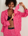 Dream Satin™ Leopard Print Pyjama Set