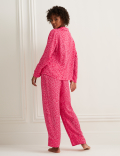 Dream Satin™ Leopard Print Pyjama Set