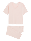 Cotton Modal Lace Pyjama Set