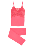 Lace Trim Pyjama Set