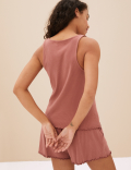 Cotton Rich Lettuce Hem Shortie Set