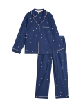 Pure Cotton Star Print Pyjama Set