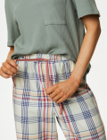 Cotton Rich Checked Pyjama Set