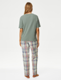 Cotton Rich Checked Pyjama Set