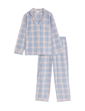 Pure Cotton Checked Pyjama Set