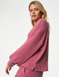 Fluffy Knit Lounge Set