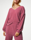 Fluffy Knit Lounge Set