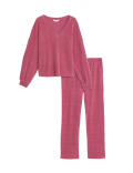 Fluffy Knit Lounge Set