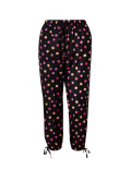 Pure Cotton Dotty Cropped Pyjama Bottoms