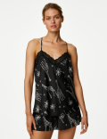 Dream Satin™ Giraffe Print Shortie Set