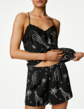 Dream Satin™ Giraffe Print Shortie Set