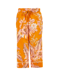 Cotton Floral Print Cropped Pyjama Bottoms