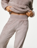 Borg and Fleece Lounge Set with Snood
