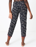 Pure Cotton Slogan Pyjama Bottoms