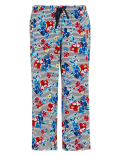 Cotton Floral Print Cropped Pyjama Bottoms